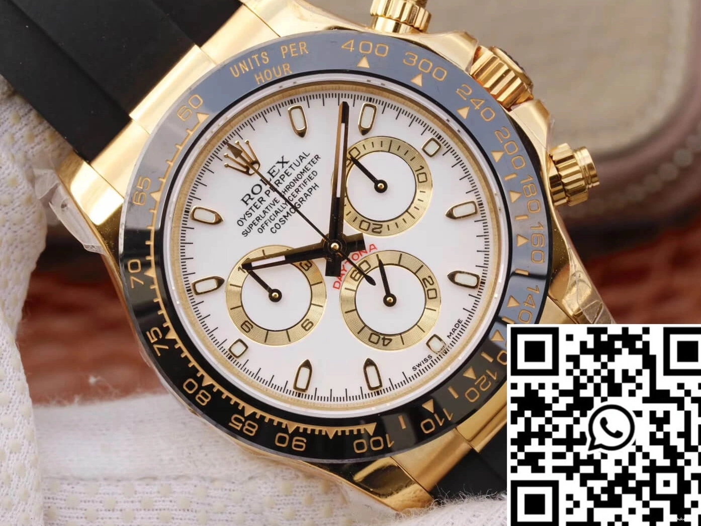 JH Daytona M116518ln-0041 Cosmograph Factory Rolex White Dial 0524